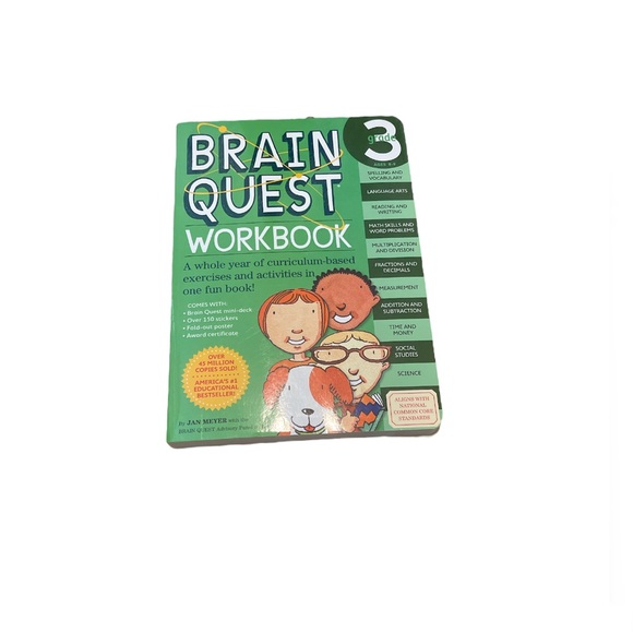 3rd Grade Brain Quest Workbook - Picture 1 of 2